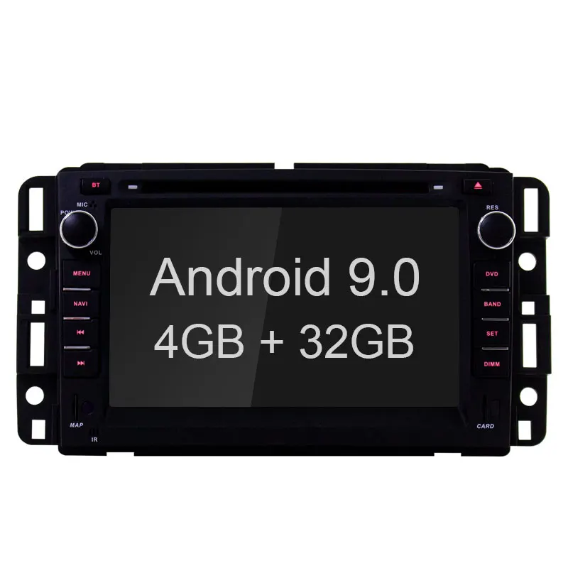 LJHANG Восьмиядерный Android 9,0 автомобильный dvd-плеер gps для BUICK/Traverse/Tahoe/Suburban/GMC/Chevrolet wifi мультимедийный автомобильный Радио Аудио - Цвет: RAM 4GB ROM 32 GB