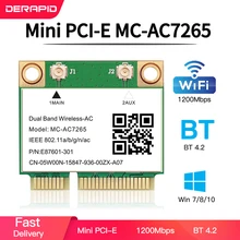 Carte réseau sans fil double bande 1200Mbps, Bluetooth 4.2, Wlan, adaptateur pcie 802.11ac 2.4G/5GHz, 7260HMW