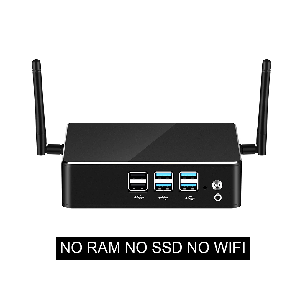 XCY Mini Pc Intel Core i7 8650u Computer Win10 Linux HTPC DDR4 Thin Client Desktop Minipc Micro 4K Nuc Computadora De Escritorio
