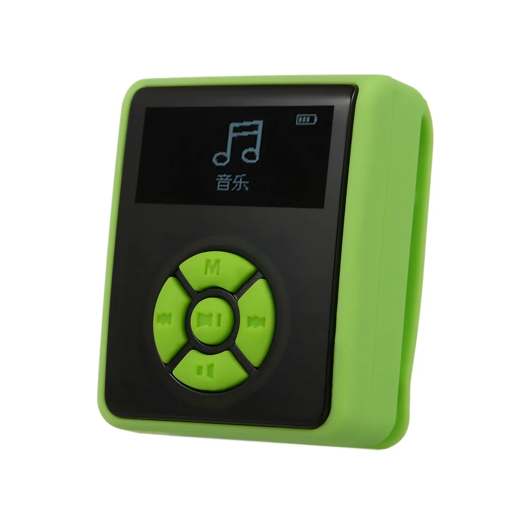 

Portable IPX7 Waterproof Mini MP3 Player 8GB Music Player with Headphones FM Radio for Swimming Running Diving Support Pedometer