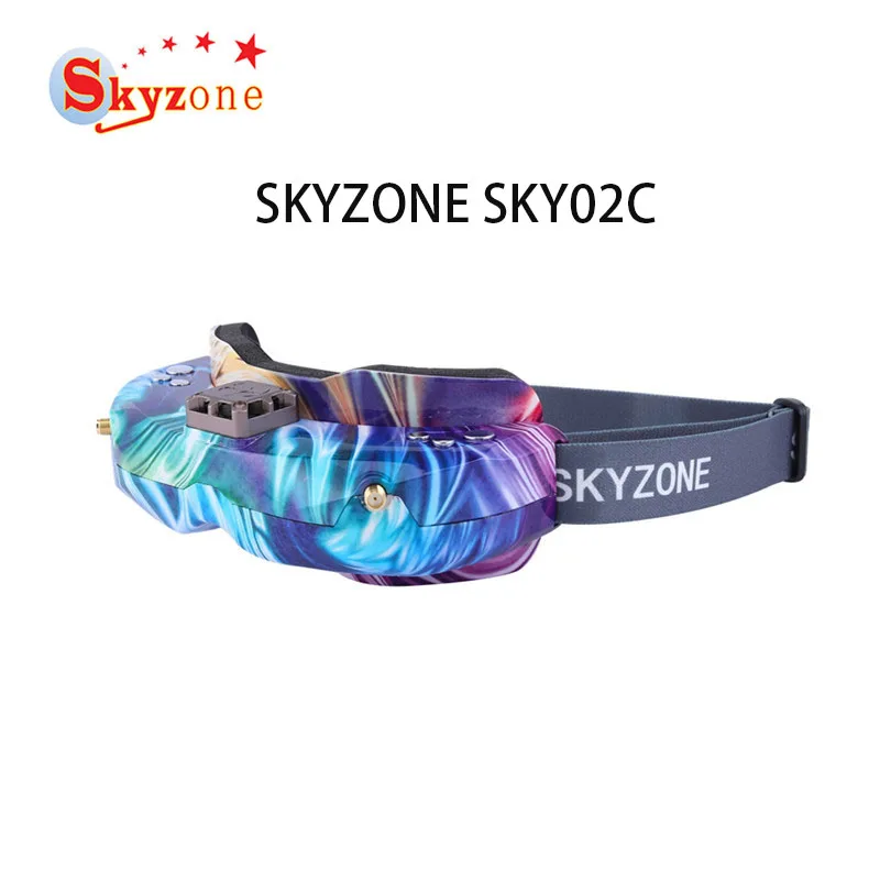 SKYZONE SKY02C 5 8 Ghz 48CH поддержка DVR и Head Trackers Fan FPV очки для радиоуправляемых | Отзывы и видеообзор