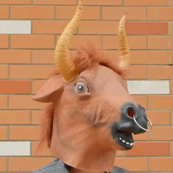 

Unisex Novelty Halloween Costume Party Animal Headmasks Head Full Face Mask CREATIVE design gifts Perfect for any carnivalesque
