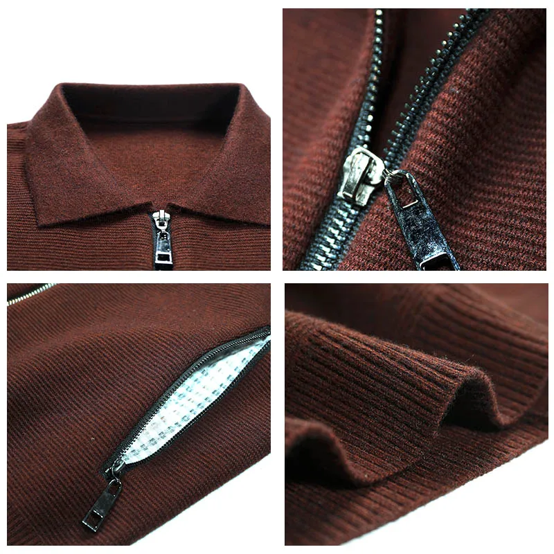 COODRONY Brand Cardigan Men Fashion Streetwear Sweater Coat Men Autumn Winter New Arrival Thick Warm Wool Cardigans Pocket C1197 5