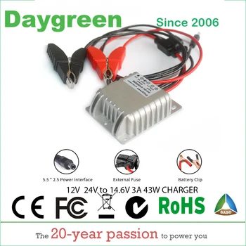 

FACTORY 12V 24V TO 14.6V 10A BOOST MODULE CONVERTER CHARGER 12VDC TO 14.6VDC 10AMP FOR LIFEPO4 LITHIUM BATTERY