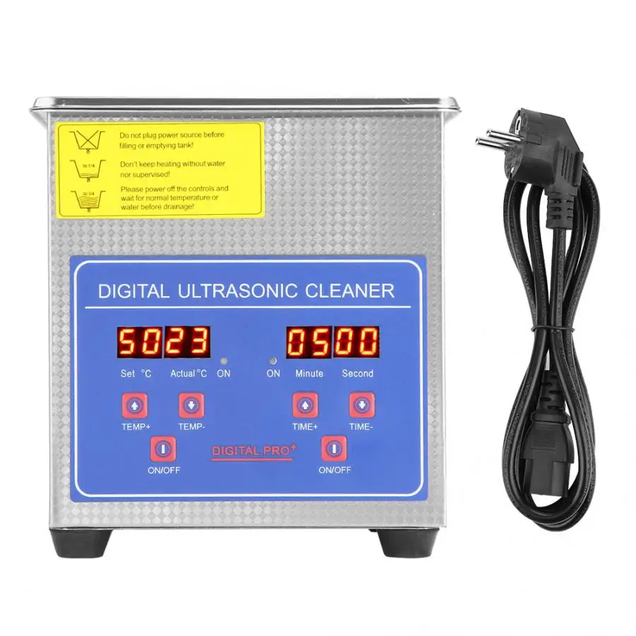 

Stainless Steel Digital Ultrasonic Cleaner Ultra Sonic Bath Heater Timer