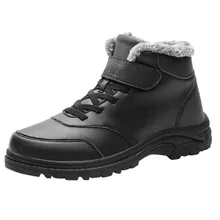 SAGACE/пара; повседневные Бархатные Теплые хлопковые ботинки; водонепроницаемые и удобные зимние ботинки; плотные однотонные спортивные ботинки на плоской подошве