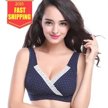 

Keelorn Breast Feeding Maternity Nursing Bra sleep bra for nursing pregnant women Breastfeeding cotton Wire free Bras underwear