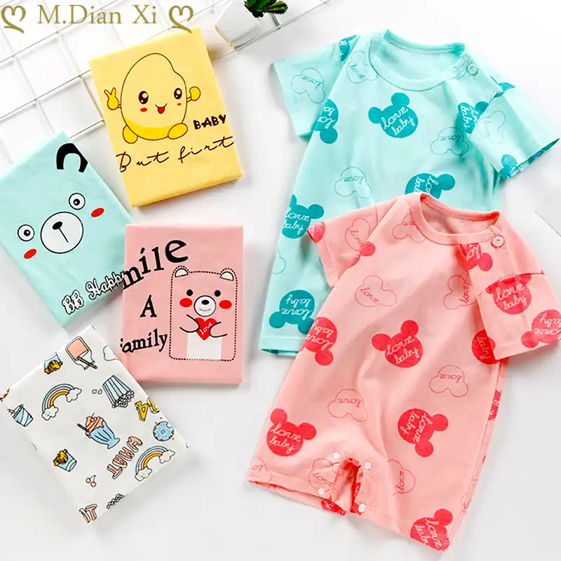 cotton baby romper