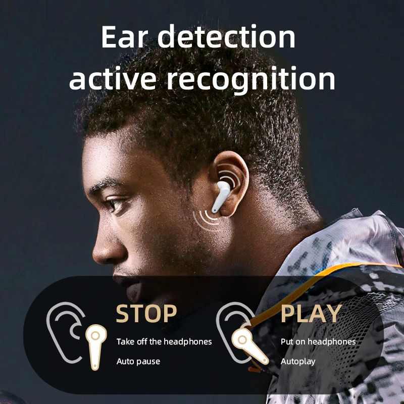 Wireless Bluetooth Earphone Stereo Earbud Headset With Charging Box for iPhone 6 7 8 x Android IOS Systems