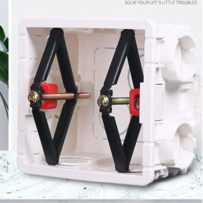 Switch Box Repair Tool 4 Pcs Reusable Box Repair Tool Cassette Repair Support Rod 86 Type Junction Box Easy to Install