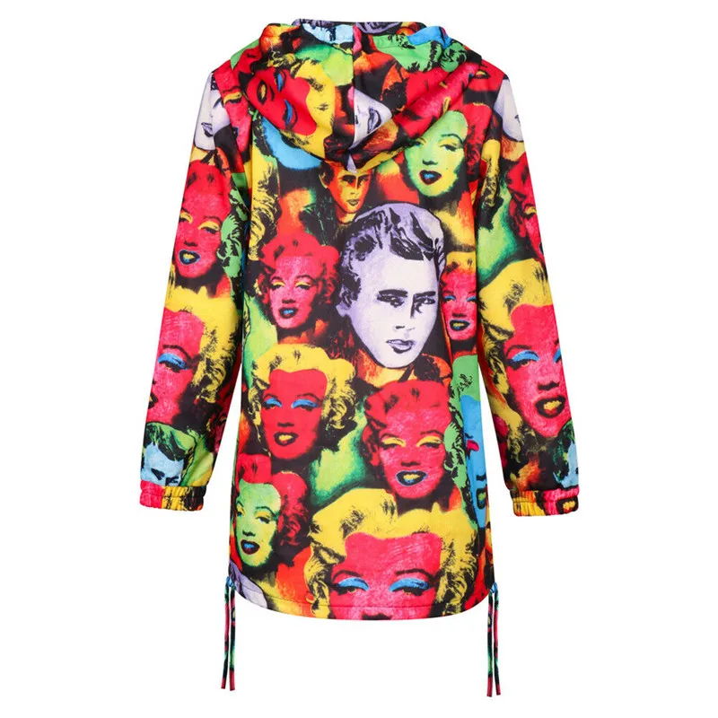 FREE SHIPPING Full Print Vintage Outwear Overcoat JKP4381