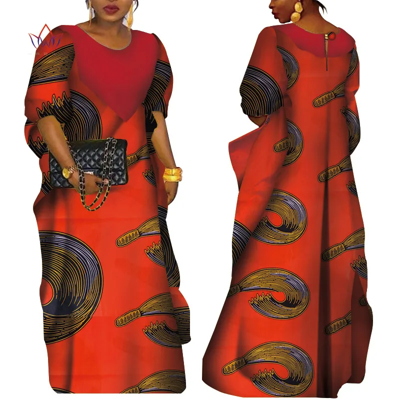 8 Новинка, Анкара, летняя африканская одежда для женщин, Африка, большие размеры, длинное платье, африканская Дашики, традиционная африканская одежда, WY3700 - Цвет: 8
