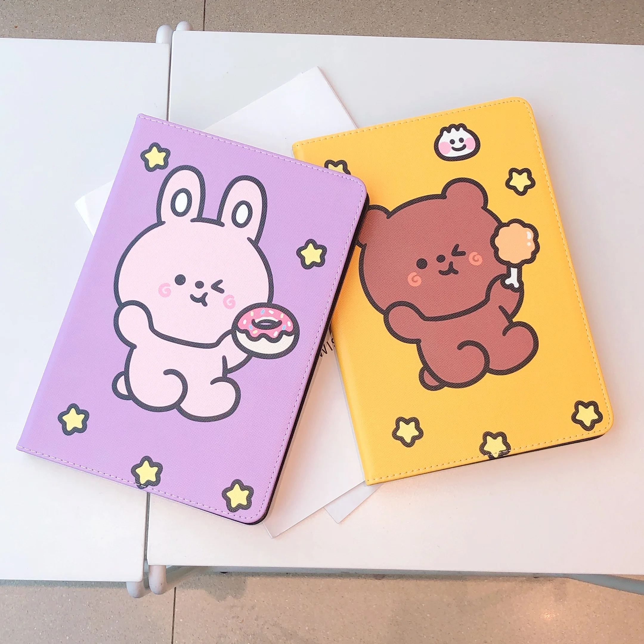 Kartun Lucu Beruang Kelinci Ayam Donat Lembut Tablet Case Pelindung Untuk IPad Air 1 2 3 Mini 4 5 Pro 2017 2018 2019 2020 Cover Tablets E Books Case AliExpress