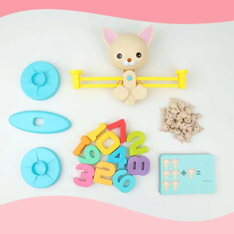 

Children Desktop Early Childhood Baby Mathematics ENLIGHTEN Small Monkey Balance Toy Educational with Numbers Game Monkey Balanc
