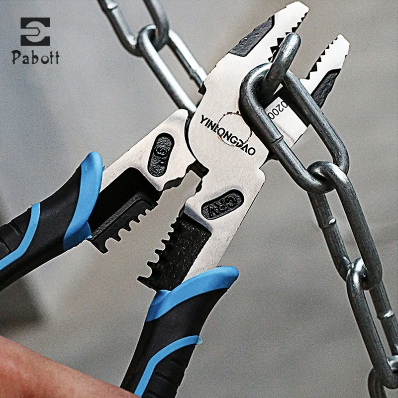 

6''9'' Multifunction Pliers Set Combination Pliers Stripper/Crimper/Cutter Heavy Duty Wire Pliers Diagonal Pliers Hand Tools
