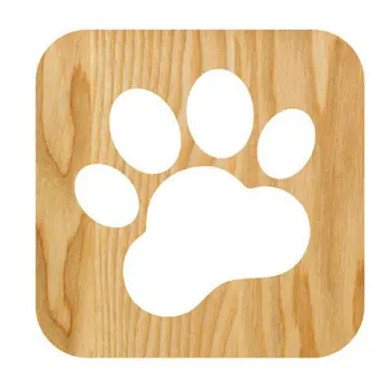 

Cute Cat Paw Shape Acrylic Solid Wood Table Lamp LED Night Light Desktop Small Ornaments Bedroom Lamp