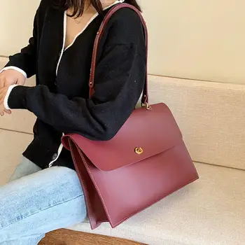 

Vintage Fashion Female Large Tote Bag 2019 New Quality PU Leather Women's Designer Handbag High capacity Shoulder Messenger bags
