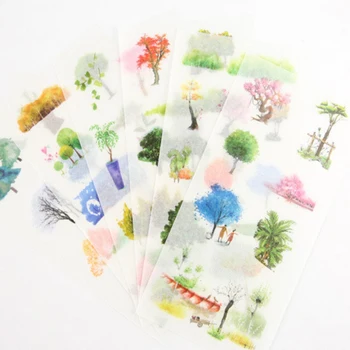 

6pcs/lot Creative decorative Sticker DIY Mini Sticker Phone Hand Account Diary Decoration Office And School Suppliers