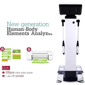 Best Advanced Technolgy Human Body Elements Analysis Manual Weighing Scales Beauty Care Weight Reduce Body Composition Analyzer