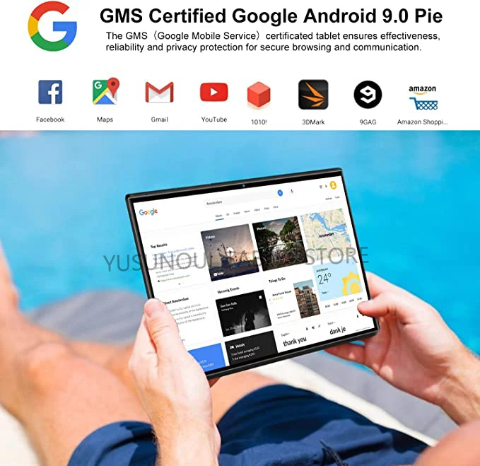 US $105.45 Sales 332GB 4G LTE 10 Inch Tablet Pc IPS Phone Call Wifi GPS Octa Core Android 90 Tablette 101 Play StoreFree Gifts