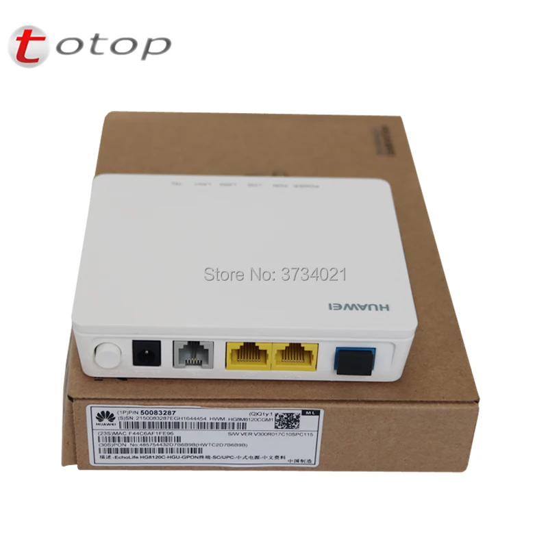 5 шт./лот Huawei GPON HG8120C ONU ONT 1GE + 1FE 1 порт FTTH волоконный модем Viop TEL