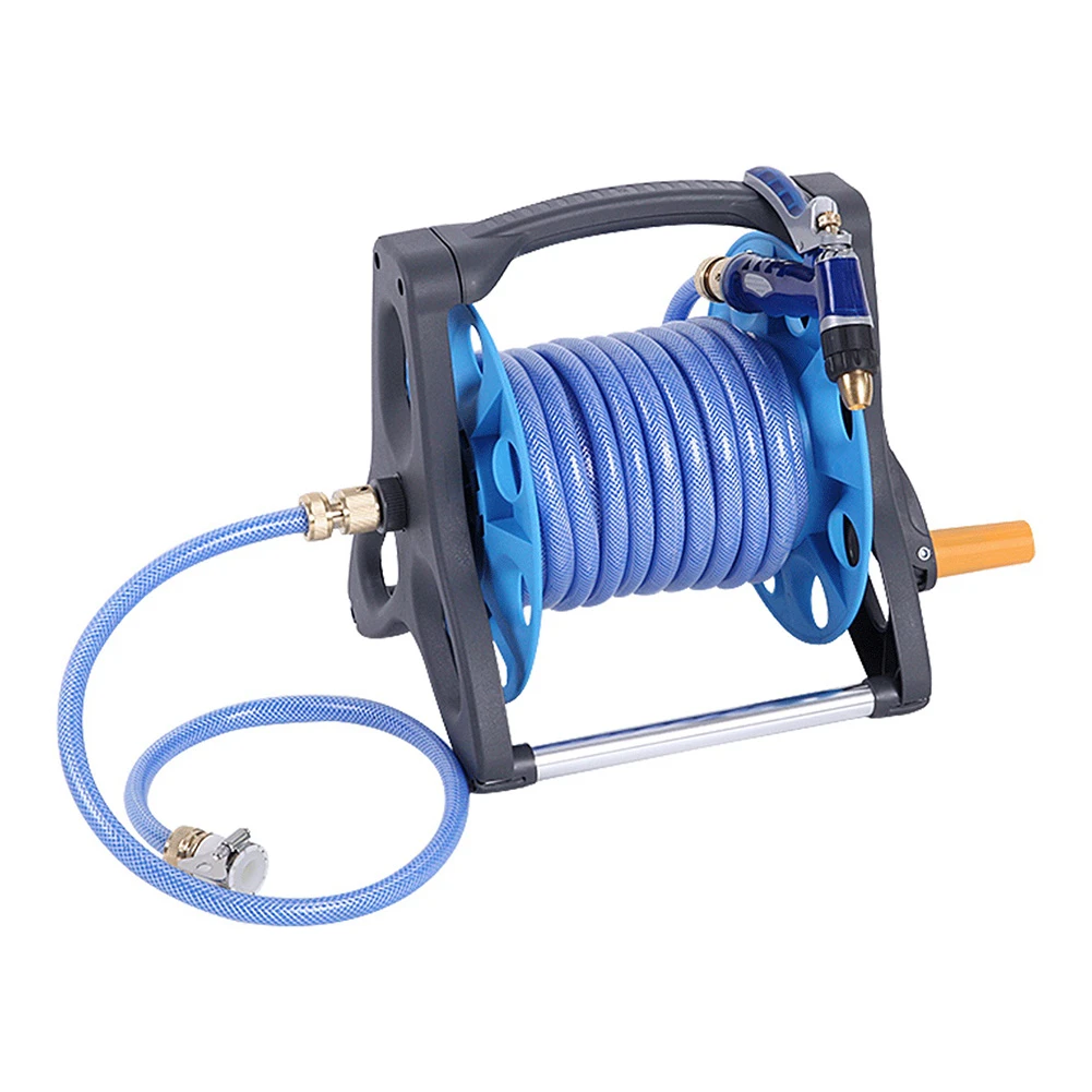 Carrete de manguera de jardín, soporte de manguera de riego de montaje en pared, enrollador, estante almacenamiento de manguera duradero, de riego| - AliExpress