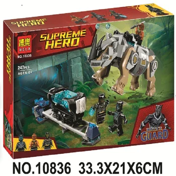 

Compatible with Lepinblock Super Hero Series 10836 Genuine Black Panther Set Building Blocks Bricks Toys for Children Gifts