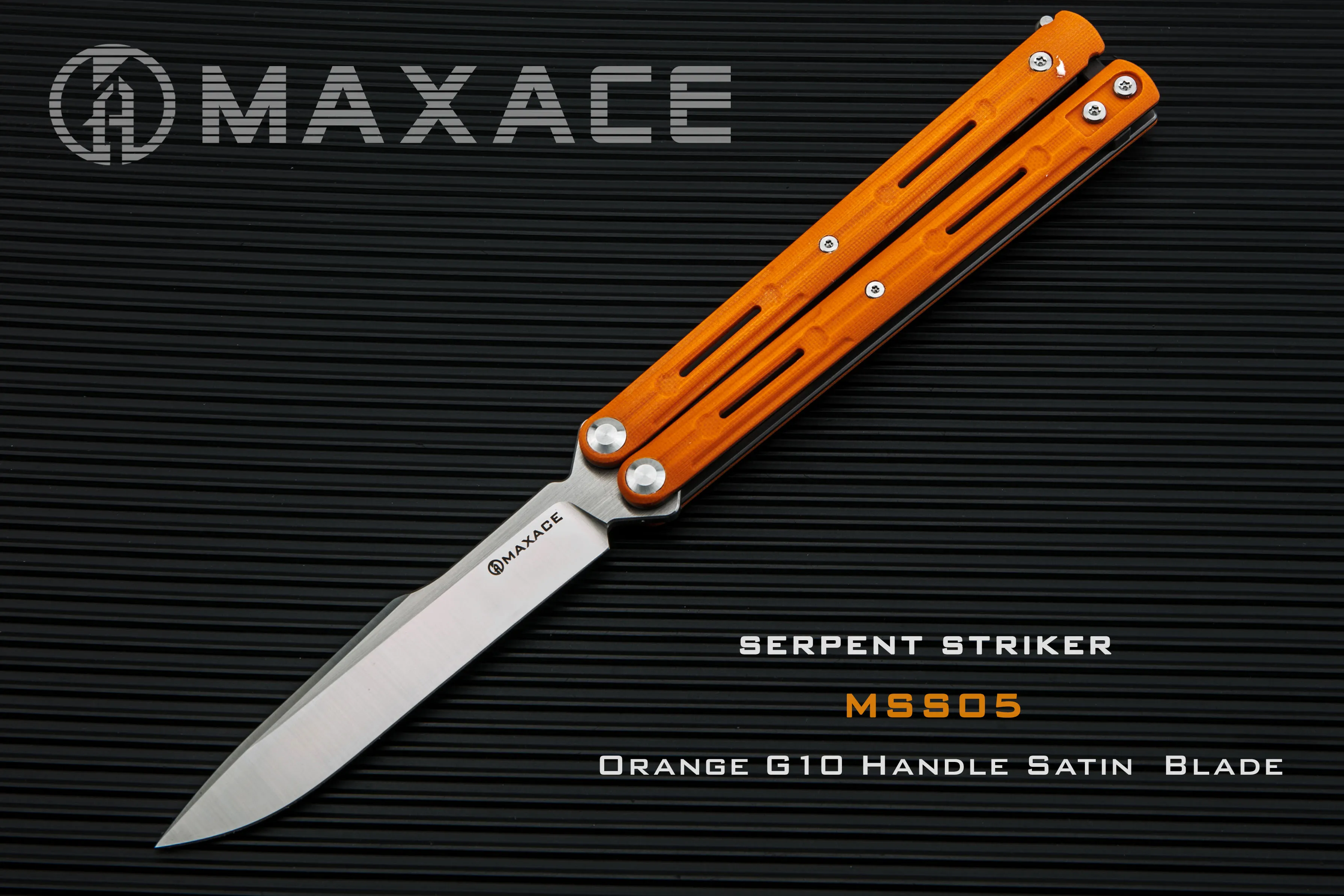 Maxace Serpent striker Satin 14C28N лезвие G10 шкала вкладыш из нержавеющей стали