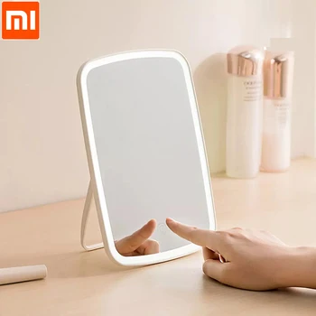 

Original Xiaomi LED Mirror Cosmetic Mirror Touch Dimmer Switch Battery Operat Stand for Smart Tabletop Bathroom Bedroom Travel