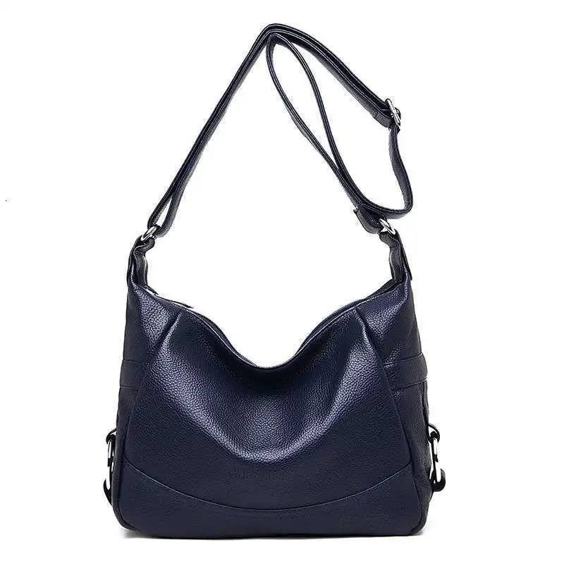 Female Messenger Bags Vintage Leather Handbag High Quality Sac A Main Solid Soft Shoulder Crossbody Bag For Women Bolsa