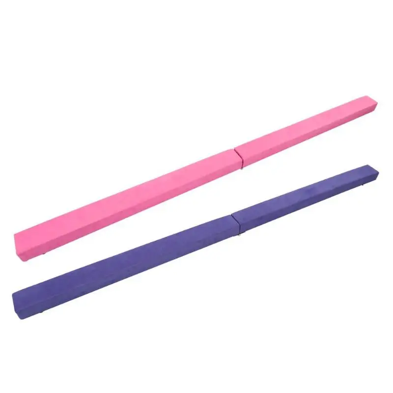 

7ft Folding Balance Beam Cushion Children Gymnastics Gym Fitness Exercise Training Equipment for young gymnasts, cheerleaders