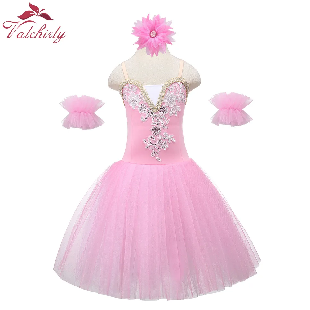 

Pink Party Fancy Costume Cosplay Girls Ballet Tutu Dress Ballet Dance Leotard Performance Stage Dancing Dress for Gift