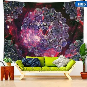 

Hippie Mandala Pattern Tapestry Wall Hanging Beach Towel Mat Polyester Blanket Yoga Mat Shawl Mat Home Novelty Carpet