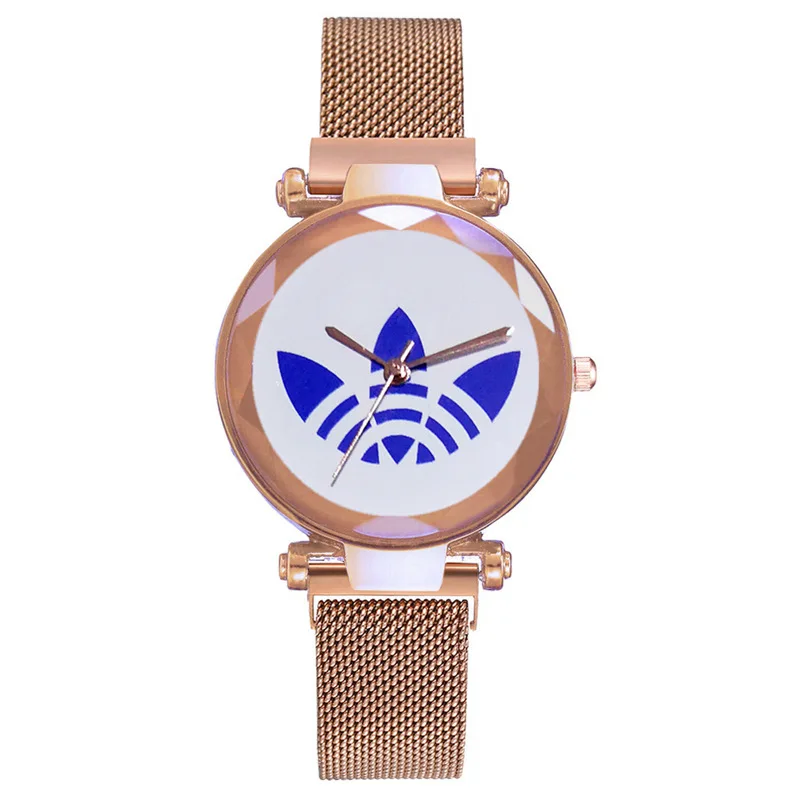 Relojes hombre 2019 Новые Роскошные Кварцевые наручные часы с магнитным сетчатым