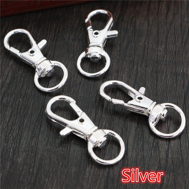 32mm 36mm 38mm Bronze Rhodium Gold Silver Plated Jewelry Findings,Lobster Clasp Hooks for Necklace&Bracelet Chain DIY