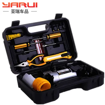 

Car portable electric tire multi-function 12v air pump
