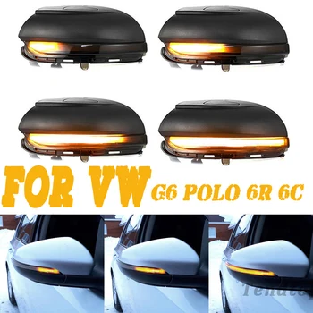 

For VW Golf 6 MK6 For GTI R32 08-14 Touran 2009-2017 Dynamic Blinker LED Turn Signal Side Mirror Lights indicator