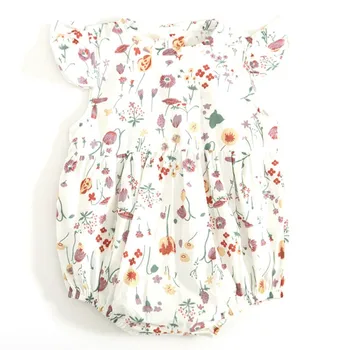 

Summer Baby Girls Clothes Set Sleeveless Sling Cotton Cartoon Print Cute One-Pieces Jumpsuit 0-3Y Lovely Newborn Soft Clothes