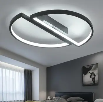 

Modern Led Ceiling Lights for Living Room Dining Room Bedroom Warm Creative Study Personality Simple Round Ceiling Lamp Iron AC