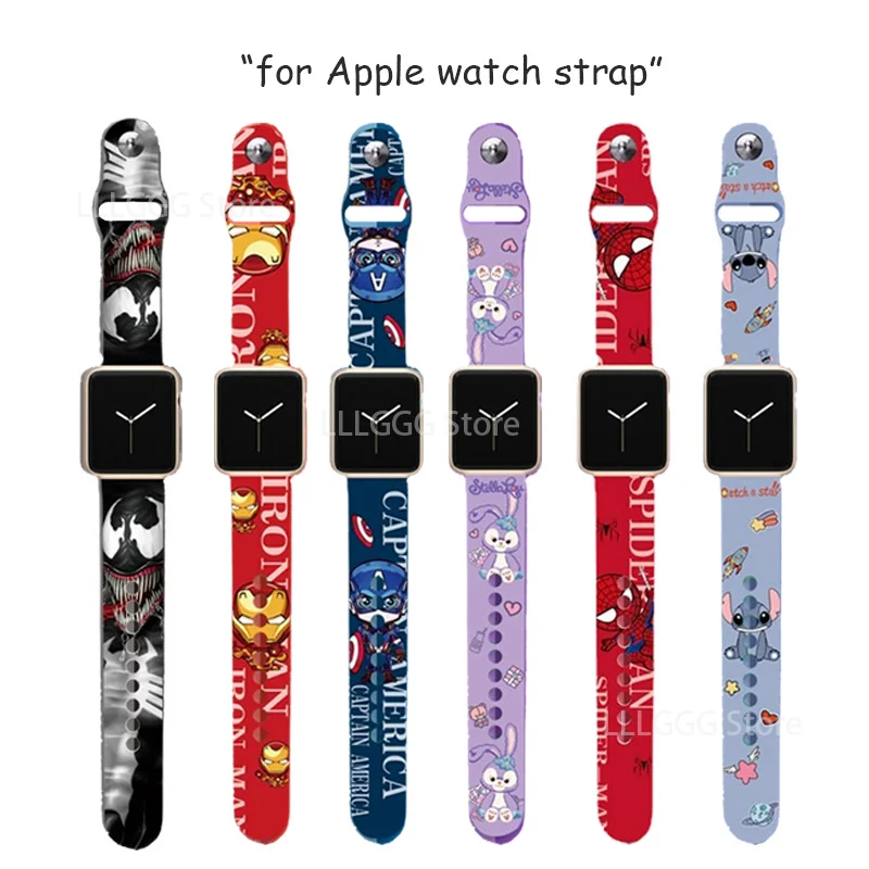 Ремешок сменный силиконовый для Apple Watch 3/4/5/6 38/40/42/44 мм | Аксессуары одежды