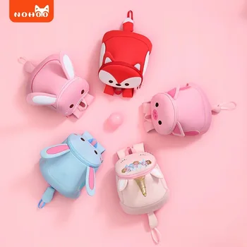 

NOHOO 3D Animal Children Backpacks Brand Design Girl Boys Backpack Toddler Kids Neoprene School Bags Kindergarten Cartoon Bag