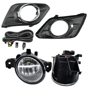 

LED fog light for X trail T32 Rogue SUV 2014-2017 fog lights headlight Switch Harness Cover wiring halogen fog lamps kit