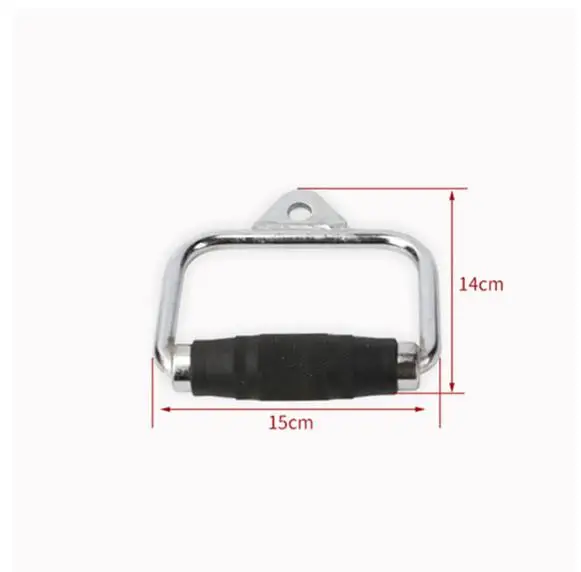 Gym Fitness T-bar For Pulley Cable Machine Rowing Machine V-Bar Biceps Triceps Back Muscle Workout Row Handle YD23-1 word box