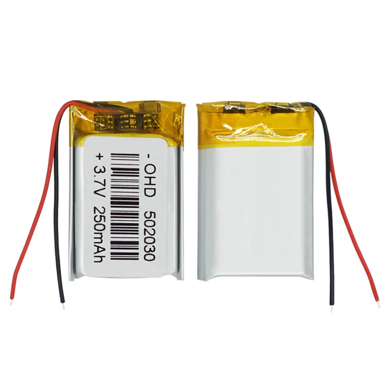1/2/4 шт. Портативный 250 мА/ч, Перезаряжаемые Li-Po Батарея 3,7 v 502030 gps MP3 MP4 Bluetooth колонки гарнитуры Pos можно крепить любые приспособления: PDA Батарея