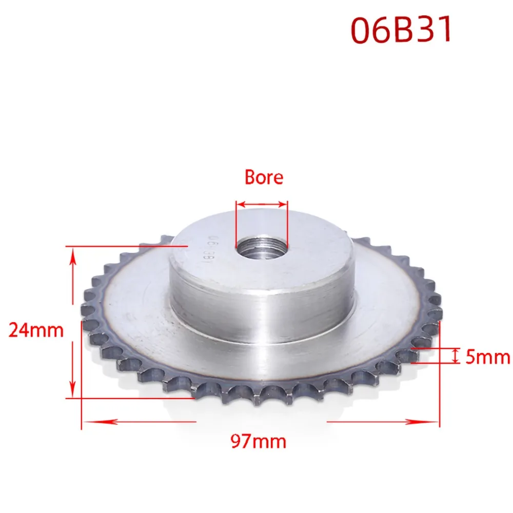 31T-3分毛培孔凸台链轮（A3钢）