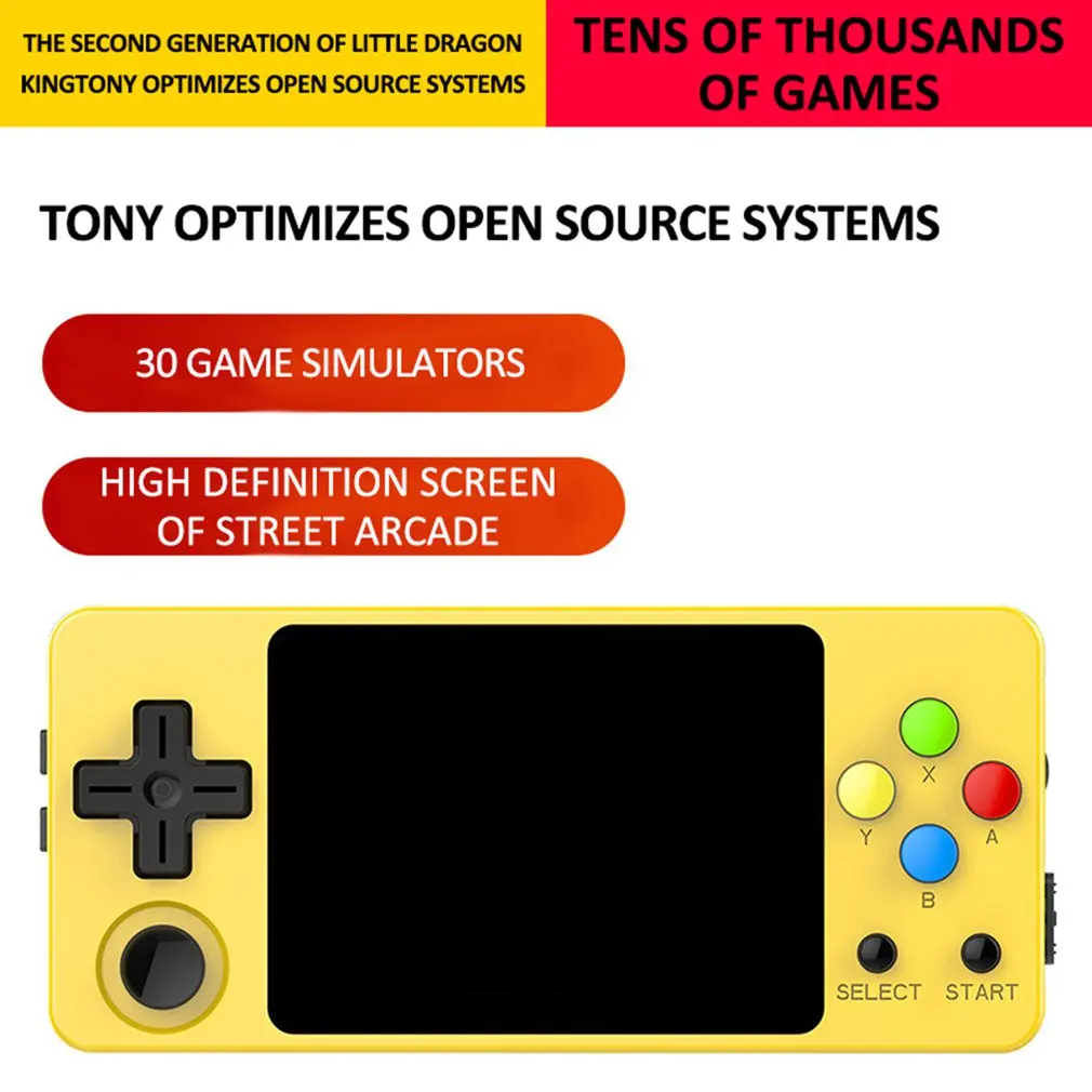 New version LDK game 2.6 inch Screen Mini Handheld Game Console Nostalgic Children Retro game Mini Family TV Video Consoles