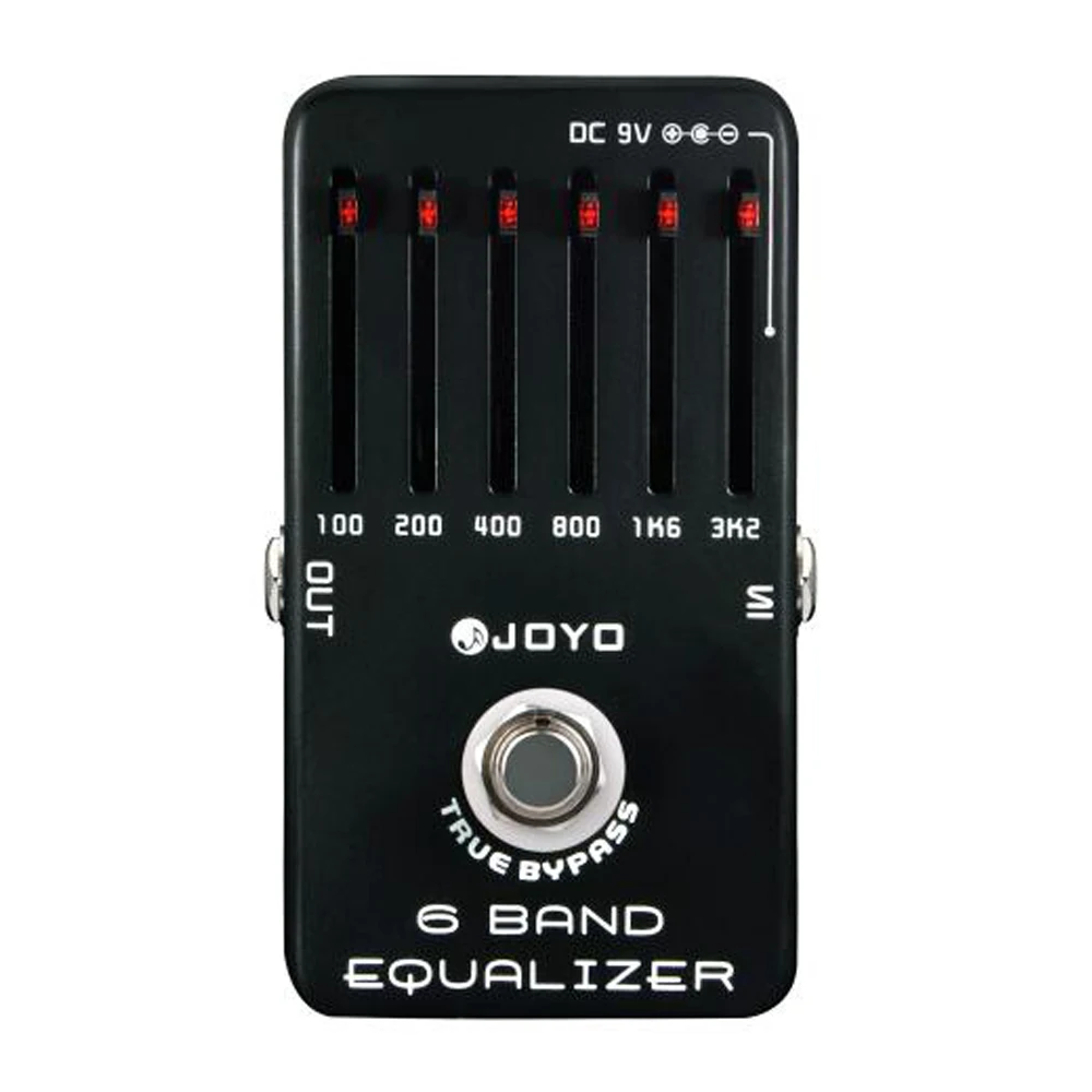JOYO JF-11 6-полосный EQ графический эквалайзер педаль для гитарных эффектов Запчасти