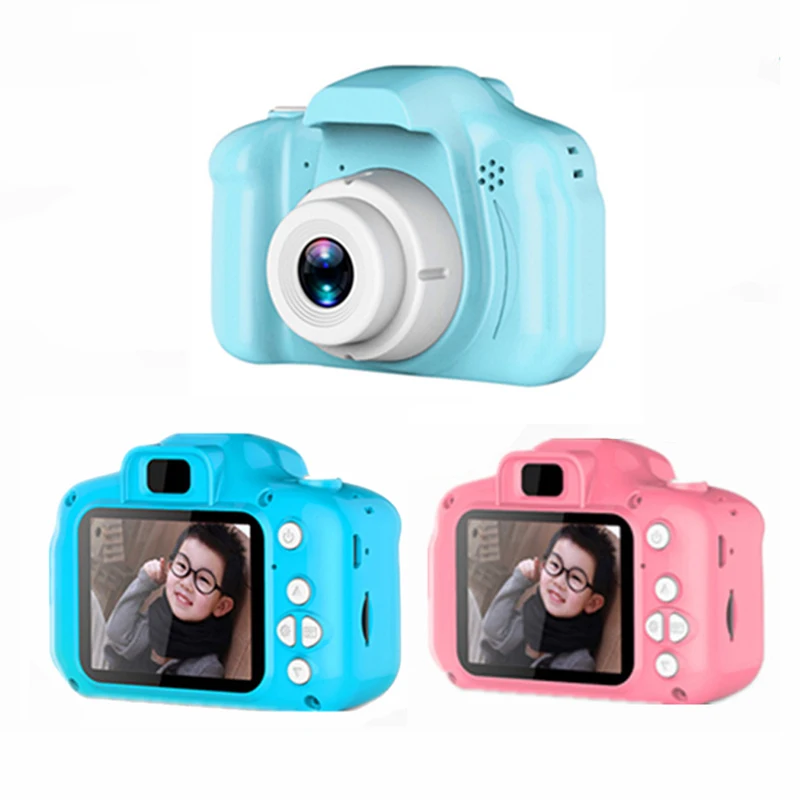 Kids Camera Toys for Children Birthday Christmas Gift Mini Digital Cameras Toys Photography Props with 16/32GB TF Cards M0300