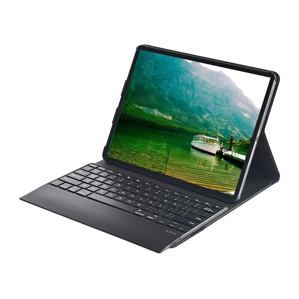 Bluetooth беспроводная клавиатура планшет чехол для iPad Pro 12,9 дюйма чехол ультра тонкий ударопрочный кожаный чехол клавиатура умный чехол