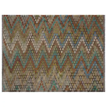 

Handmade Natural Afghan Tribal Rug Area Rug 183x242 Cm-6'0''X7'11''